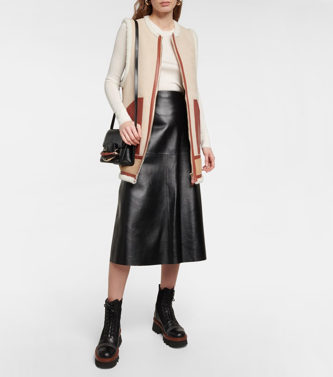 Schnürstiefel Owena aus Leder | Chloé