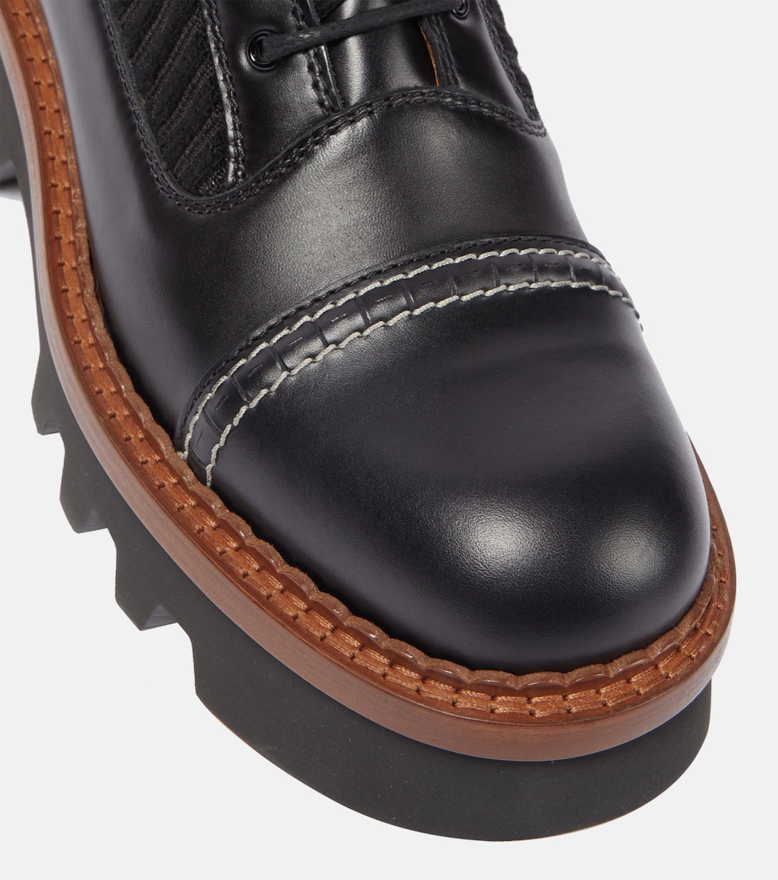 Schnürstiefel Owena aus Leder | Chloé