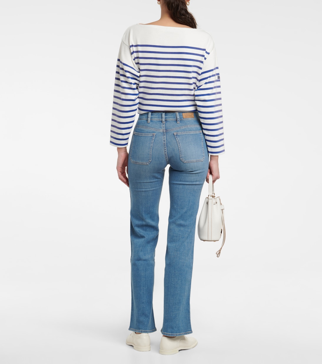 Flared mid-rise jeans | Polo Ralph Lauren