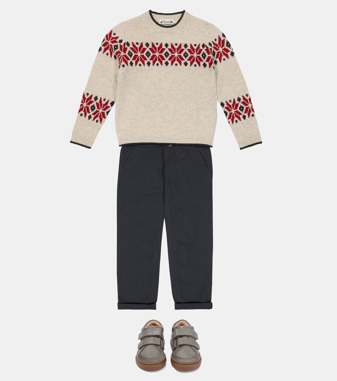 Jersey Branis de lana en jacquard | Bonpoint