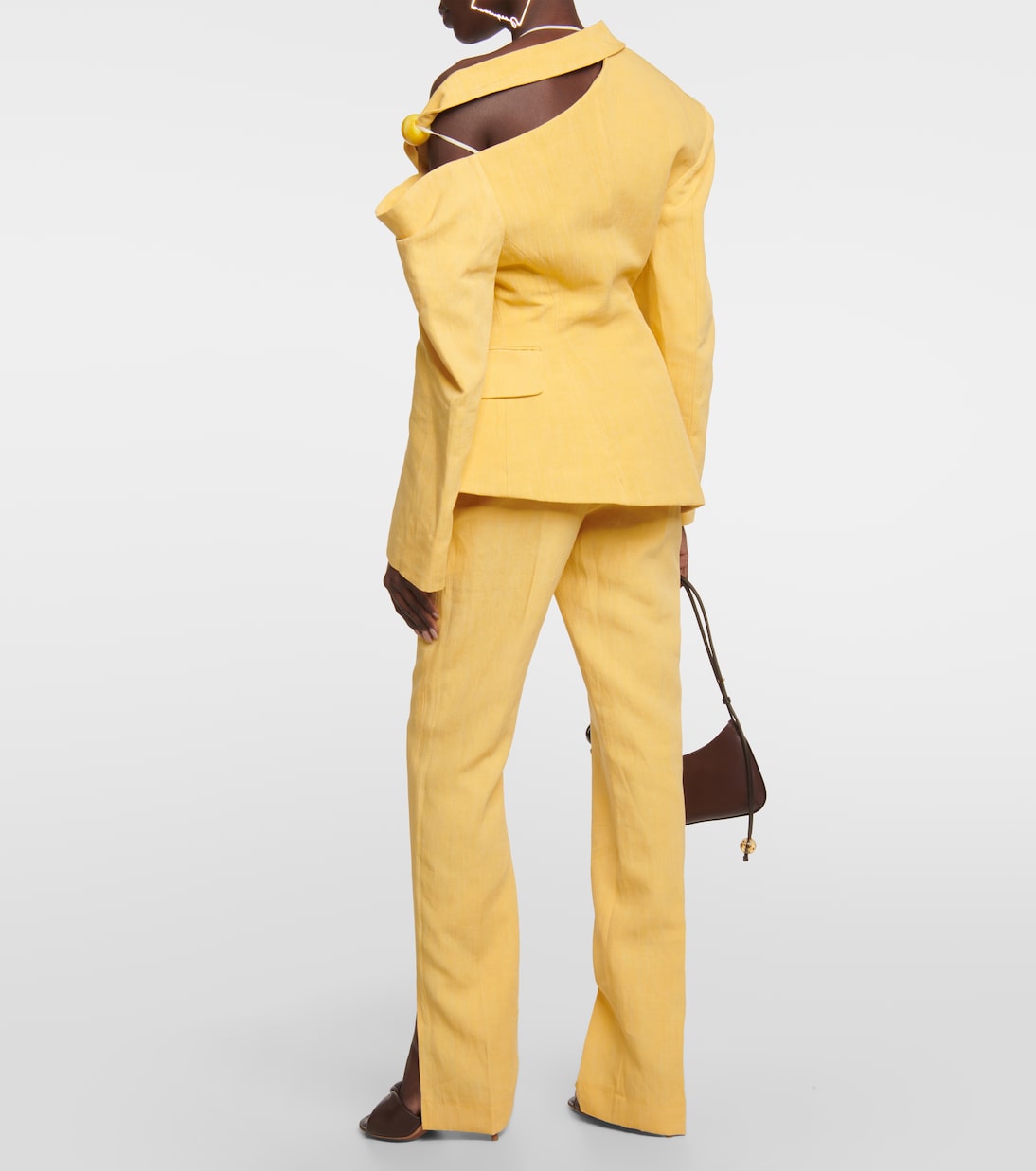 La Veste Baska linen-blend blazer | Jacquemus