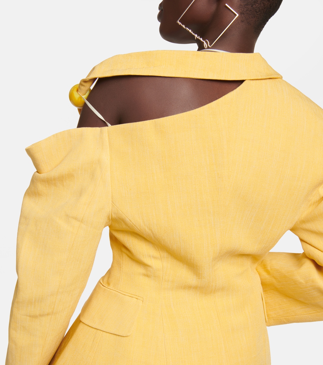 La Veste Baska linen-blend blazer | Jacquemus