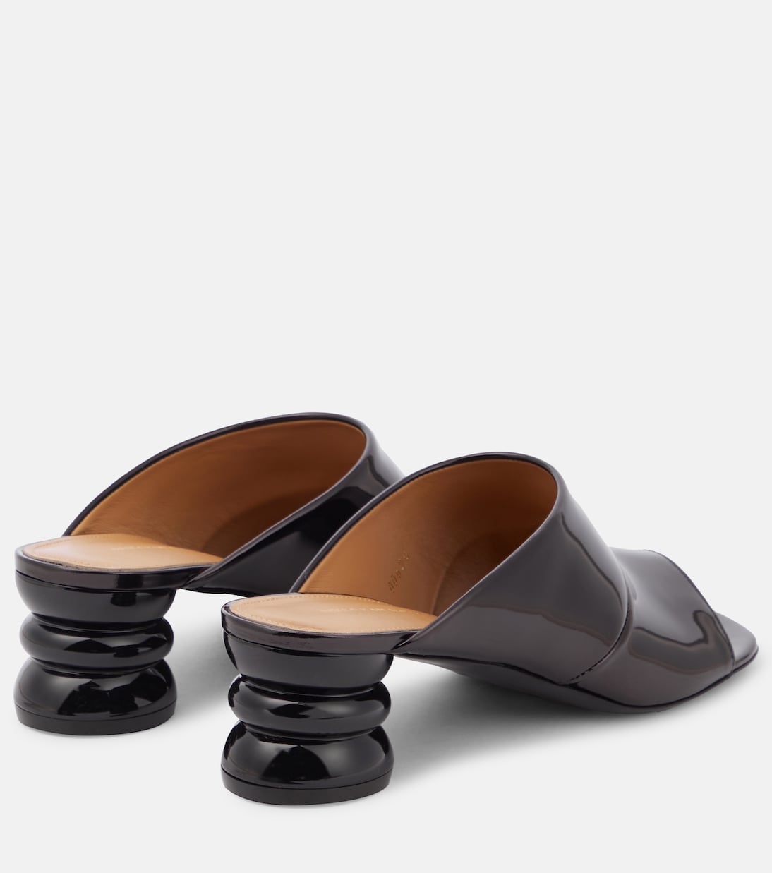 Pantoletten aus Lackleder | Dries Van Noten