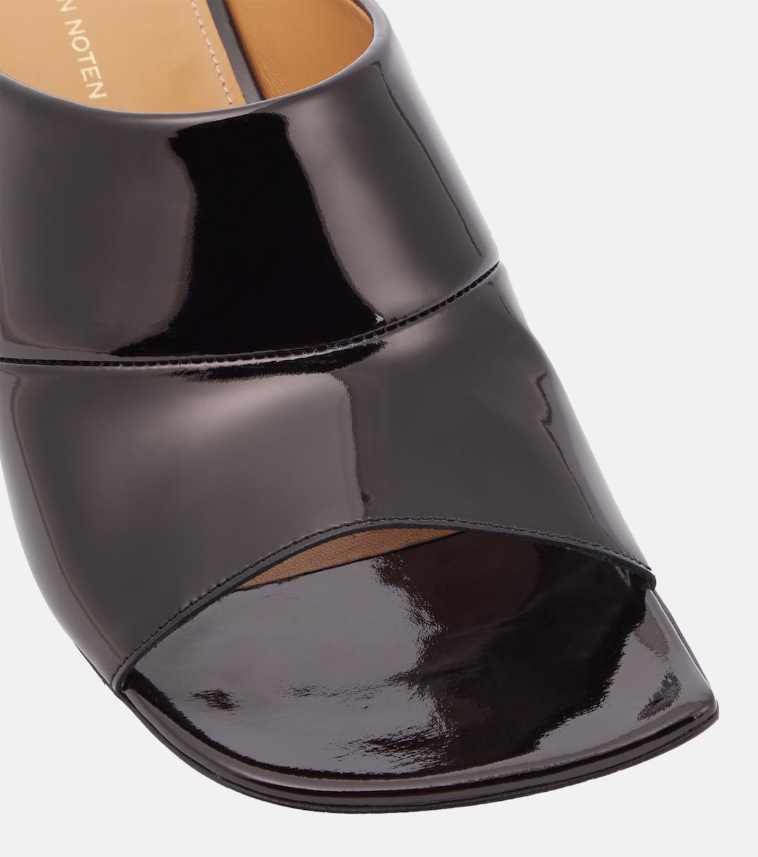 Pantoletten aus Lackleder | Dries Van Noten