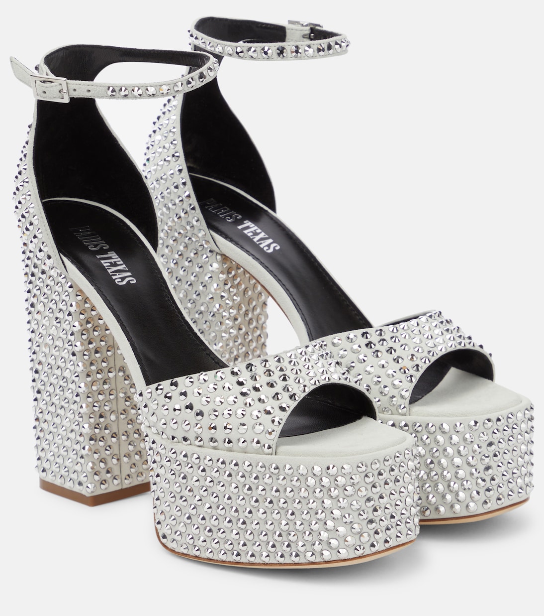 Tatiana embellished suede platform sandals | Paris Texas
