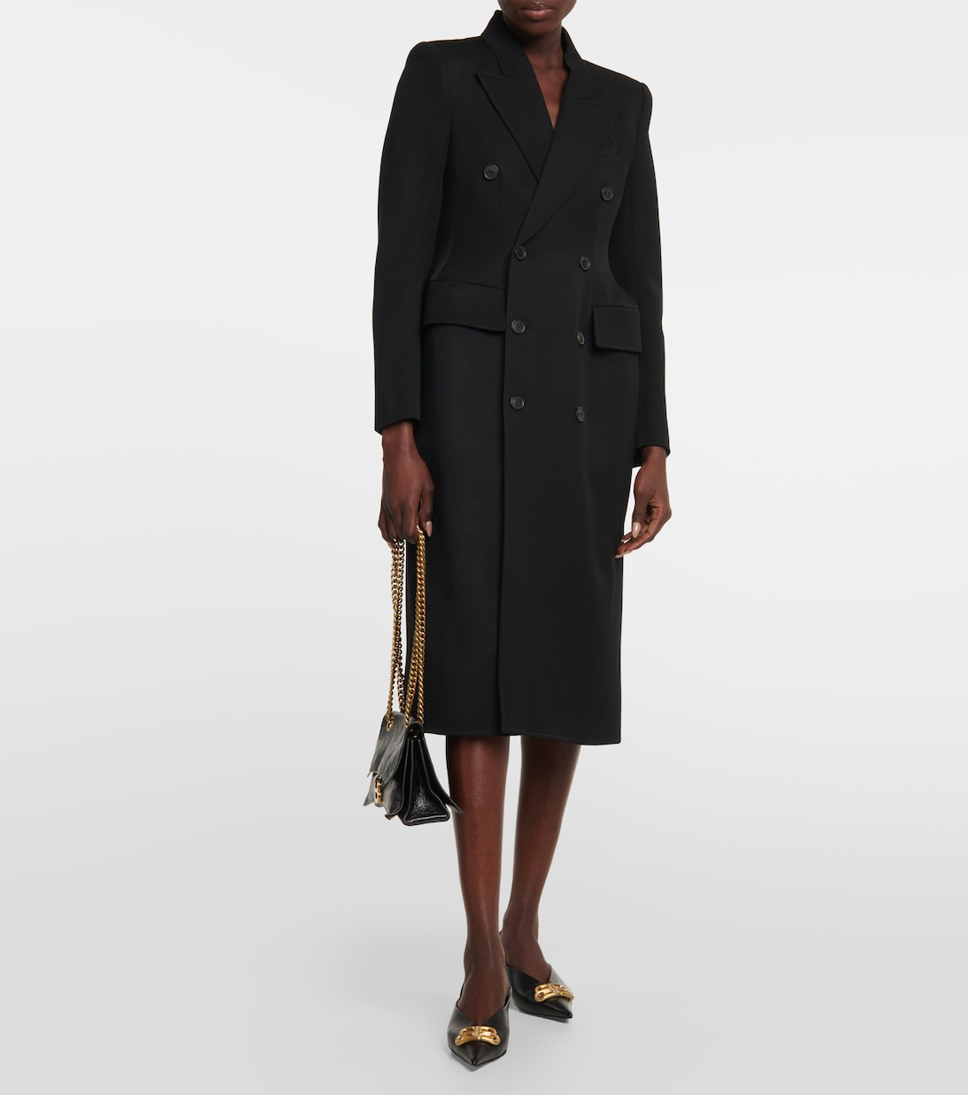 Square Knife BB slingback mules | Balenciaga