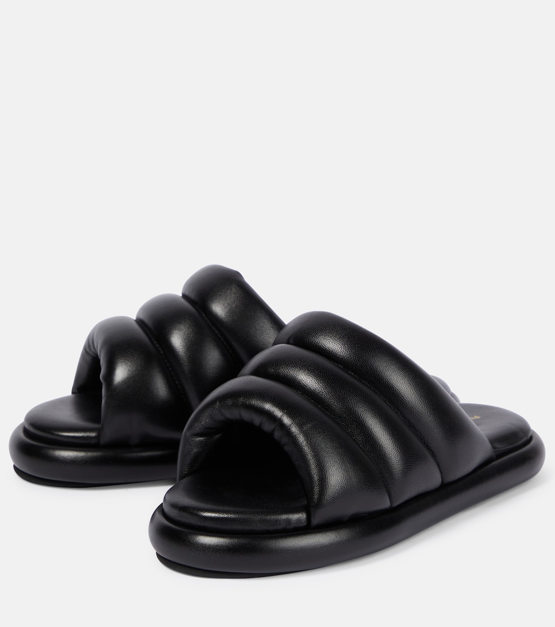 Padded leather slides | Proenza Schouler