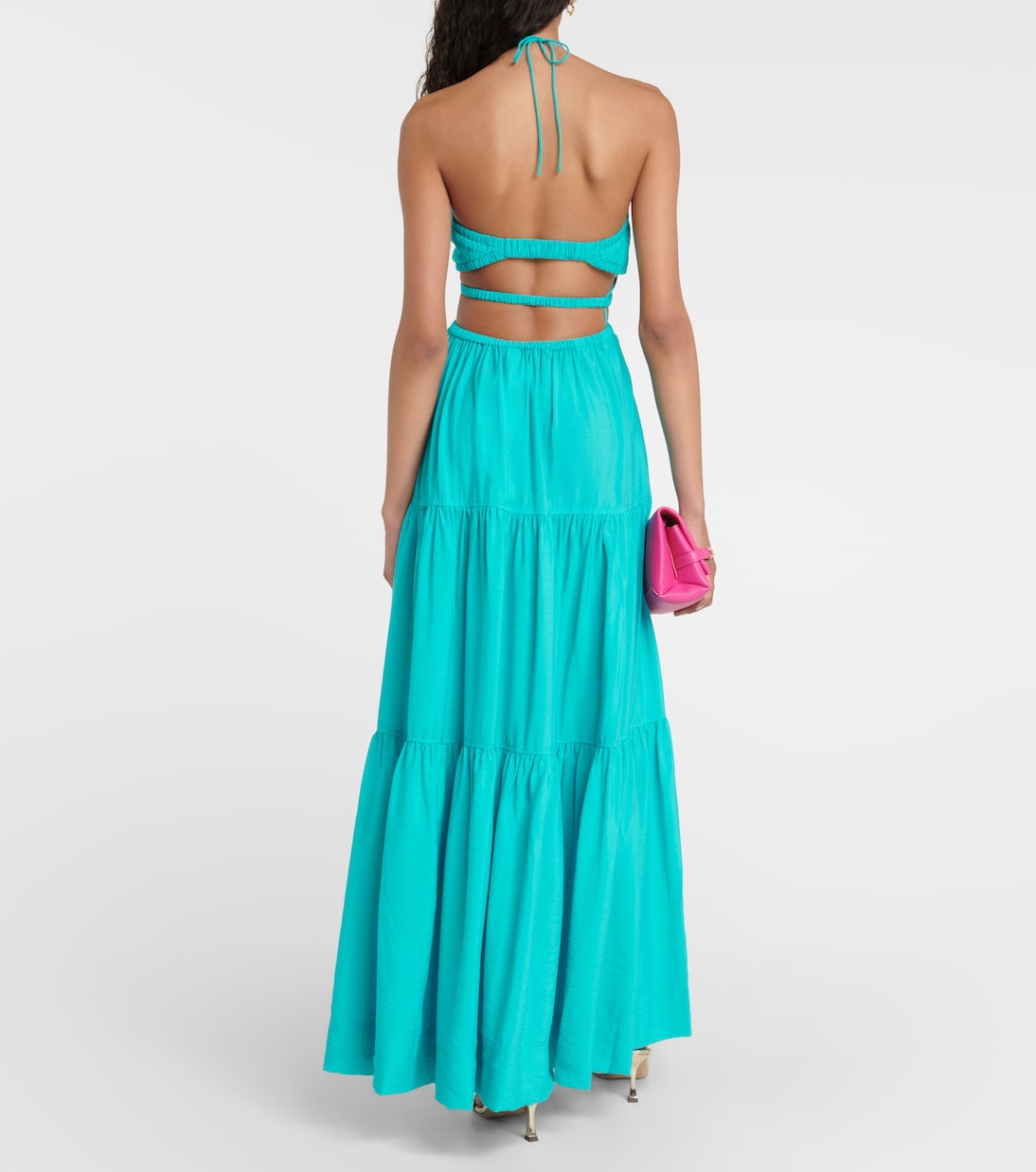Vestido largo Laurel con aberturas | Simkhai