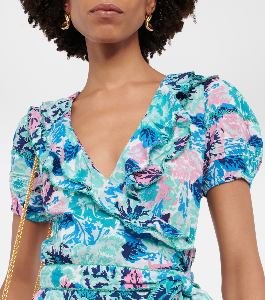Bedrucktes Minikleid Aude | Poupette St Barth
