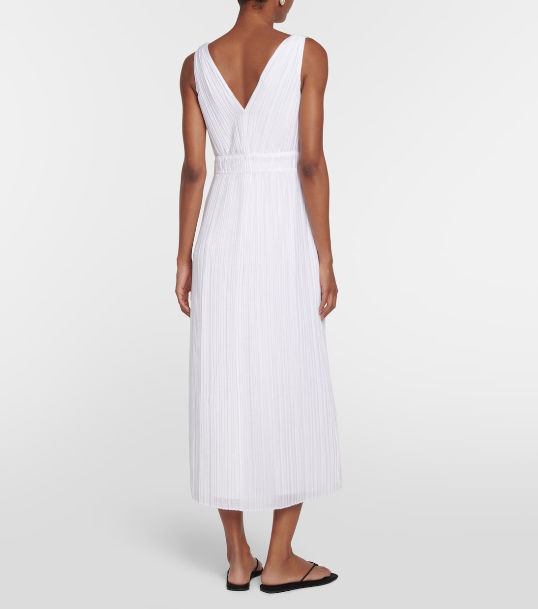Pleated midi dress | Vince