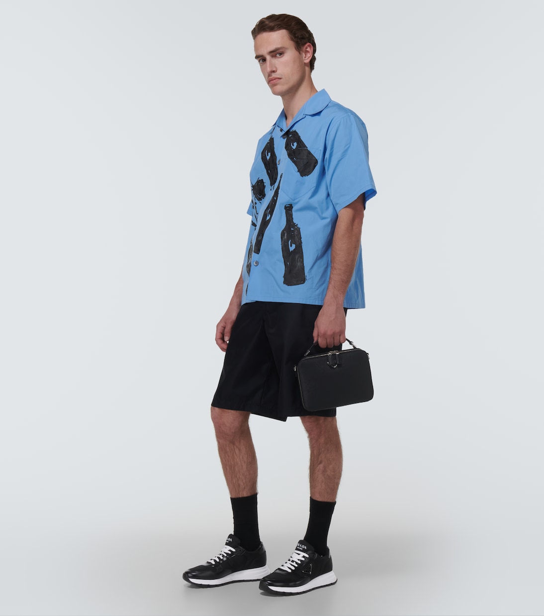 Baskets en Re-Nylon et cuir | Prada