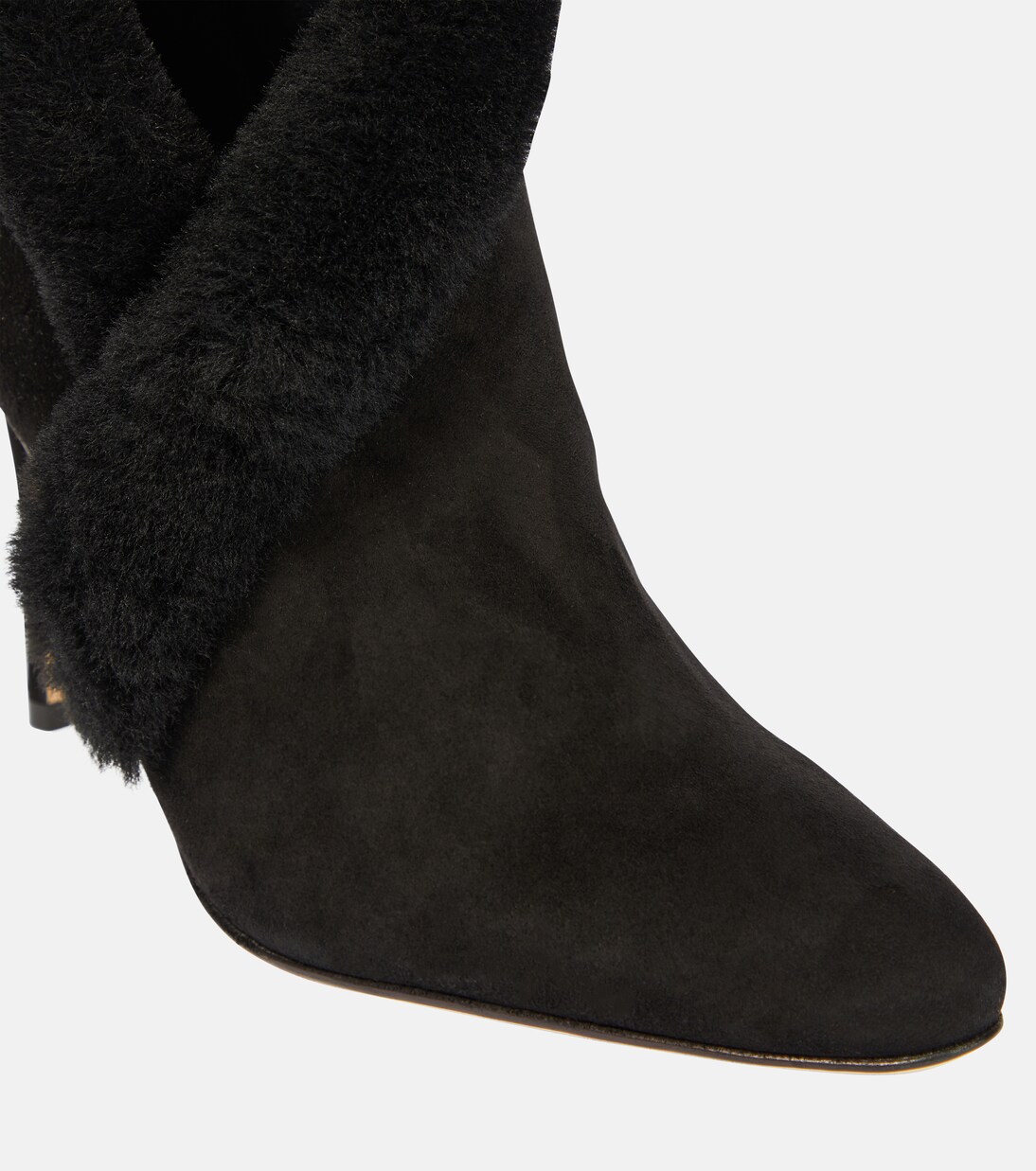 Nestanu 105 suede ankle boots | Manolo Blahnik