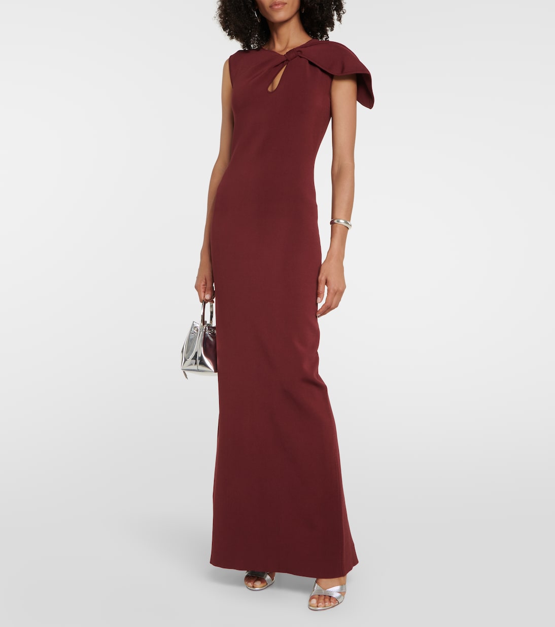 Asymmetric cutout maxi dress | Roland Mouret