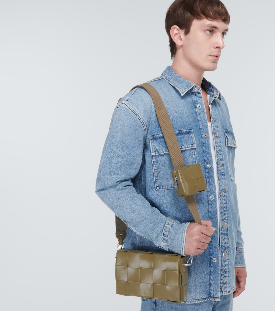 Borsa a tracolla Cassette in pelle | Bottega Veneta
