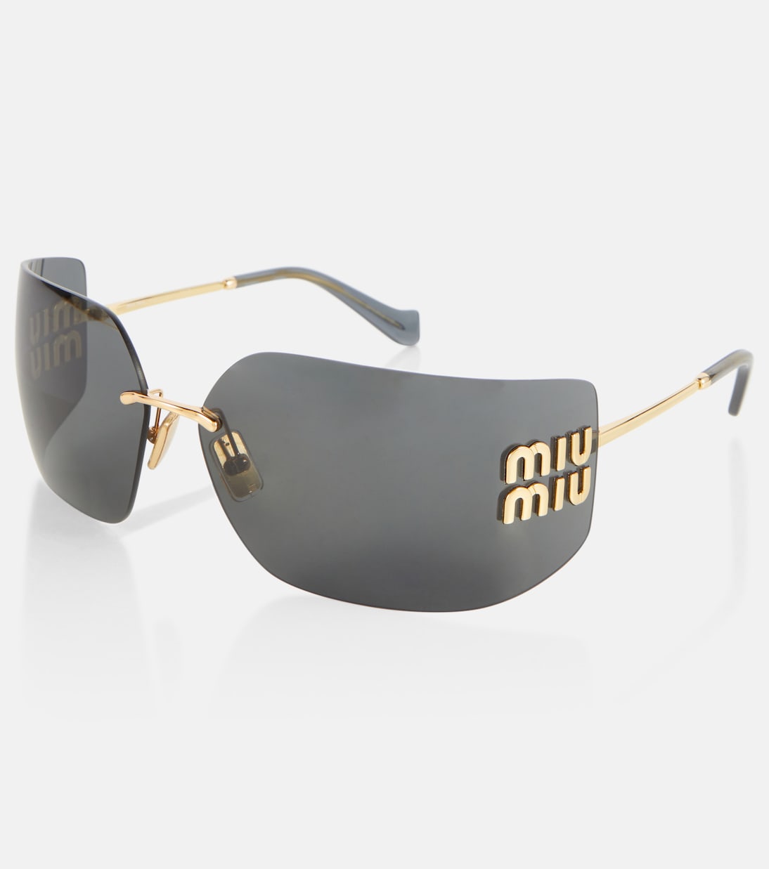 Logo rectangular sunglasses  | Miu Miu