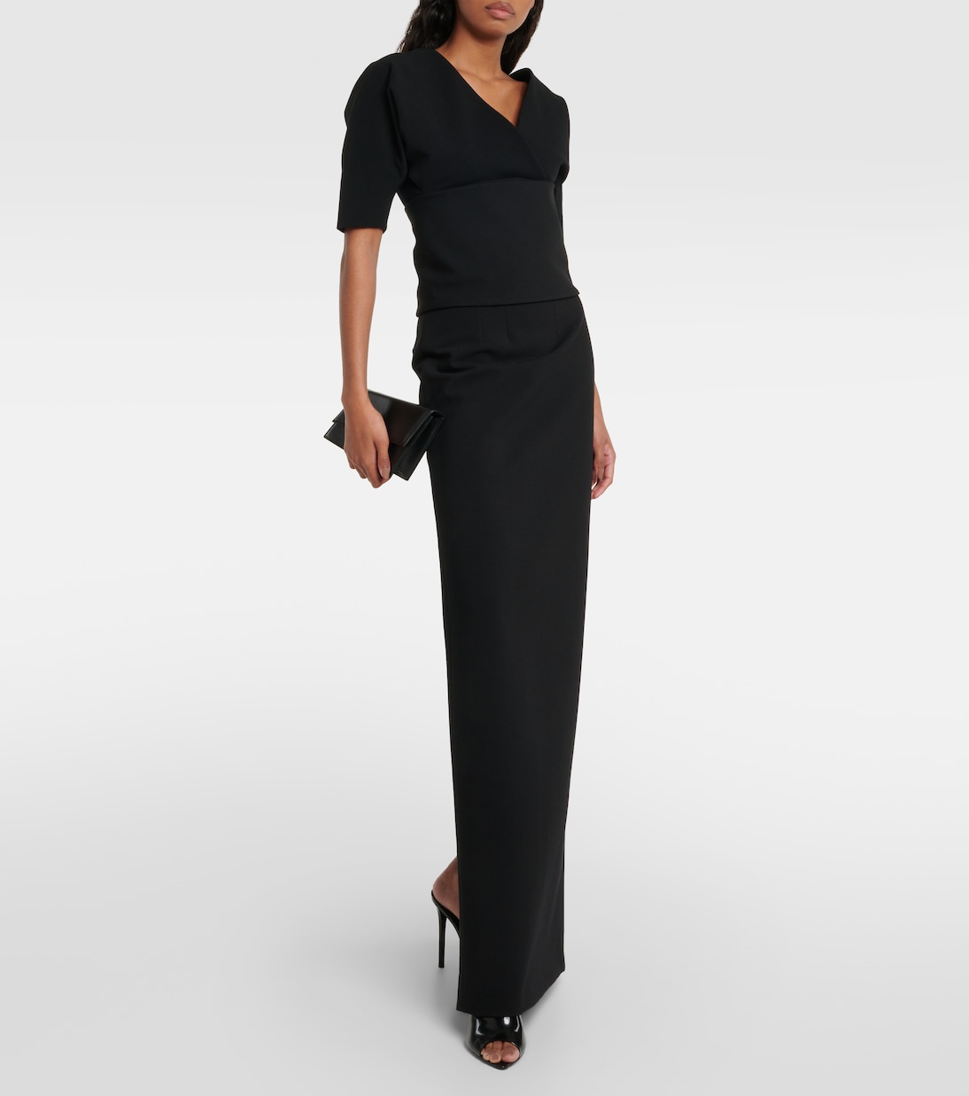 Wool-blend gabardine top | Ferragamo