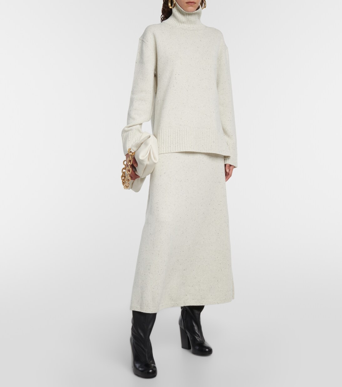 Maxirock aus Woll-Tweed | Joseph