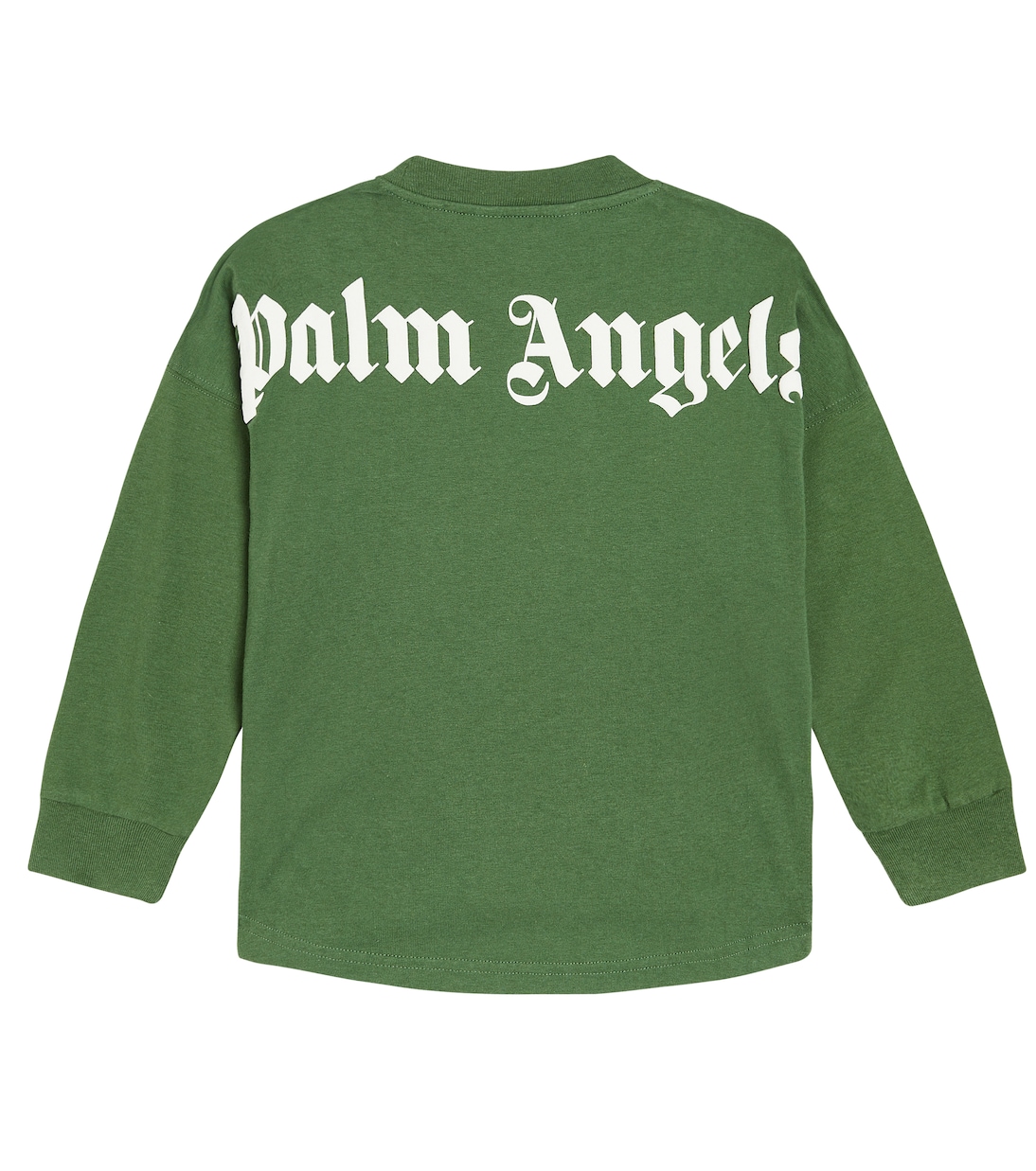 로고 코튼 저지 티셔츠 | Palm Angels Kids