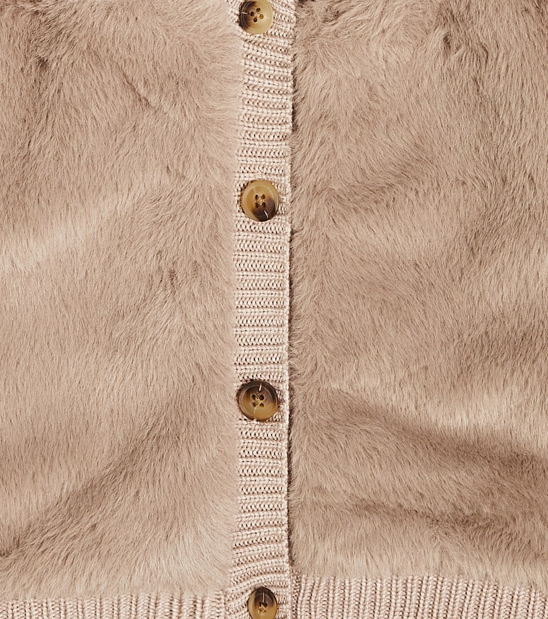 Baby Cardigan Manita aus Faux Fur | Donsje