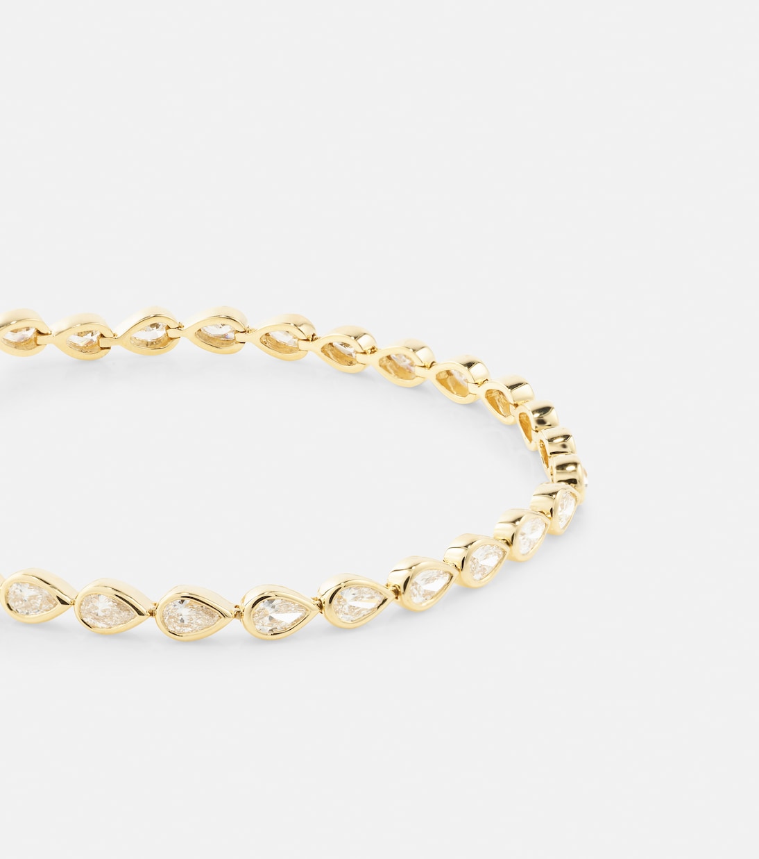 Bracciale in oro 18kt con diamanti, stile tennis, design moderno per giovani - ANITA KO