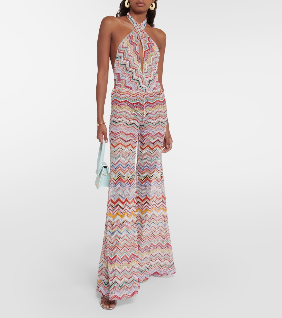 Zig Zag lamé jumpsuit | Missoni Mare
