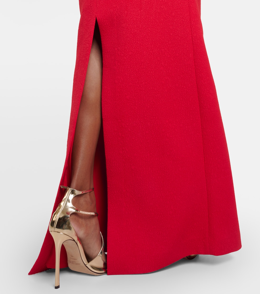 One-Shoulder-Robe Chiara aus Crêpe | Rebecca Vallance
