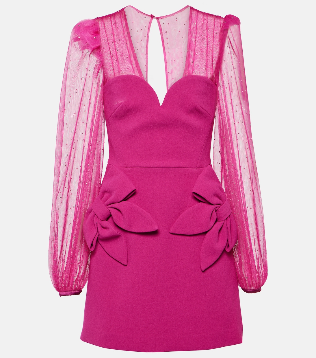 Lilah embellished crêpe minidress | Rebecca Vallance
