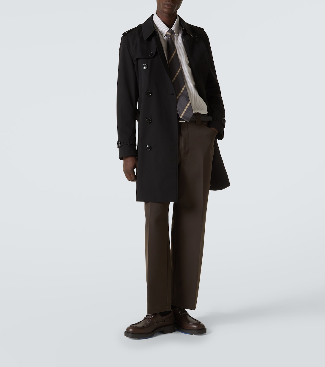 Cotton gabardine trench coat | Burberry