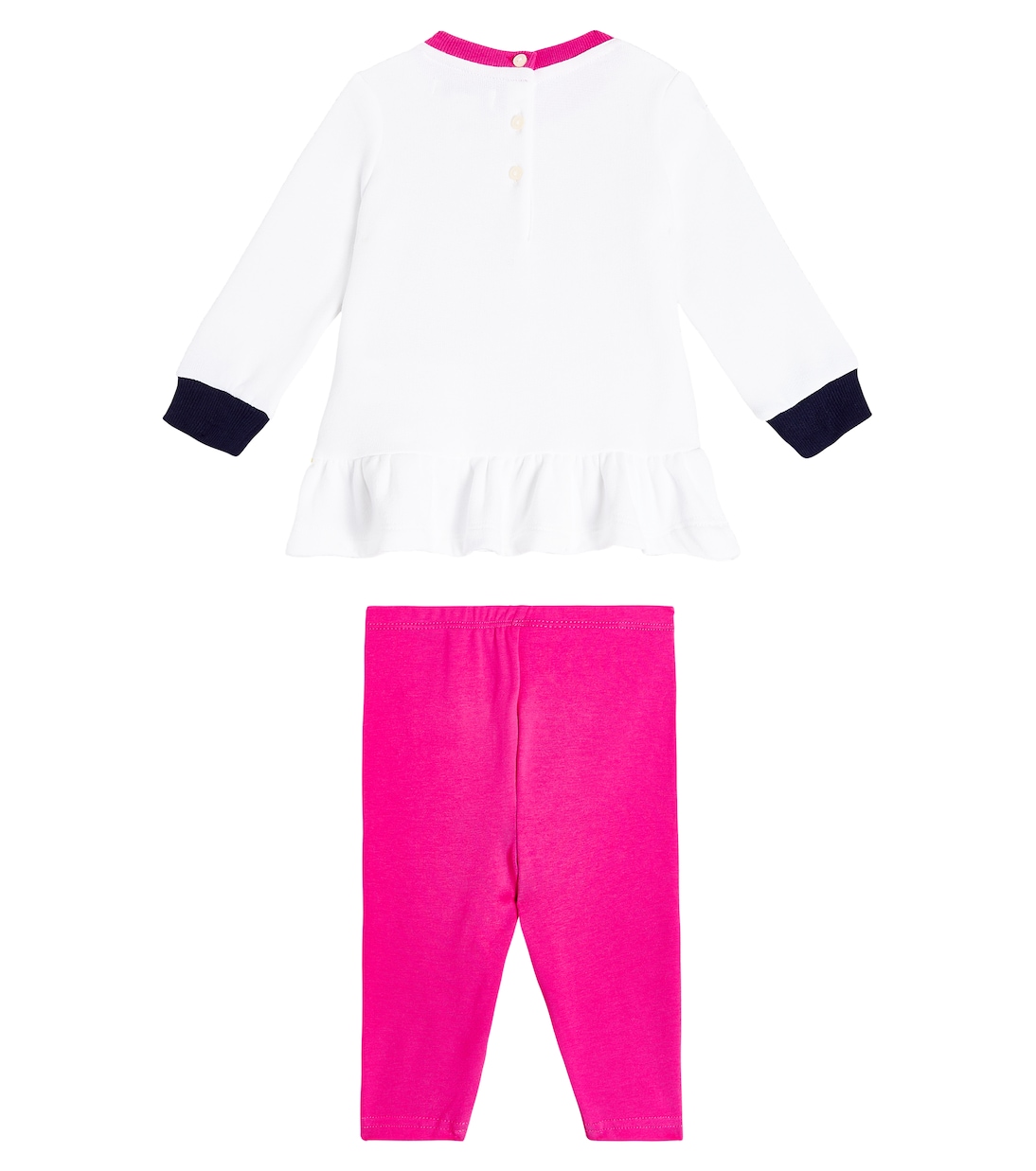 Baby Polo Bear top and leggings set in pink Polo Ralph Lauren Kids Mytheresa