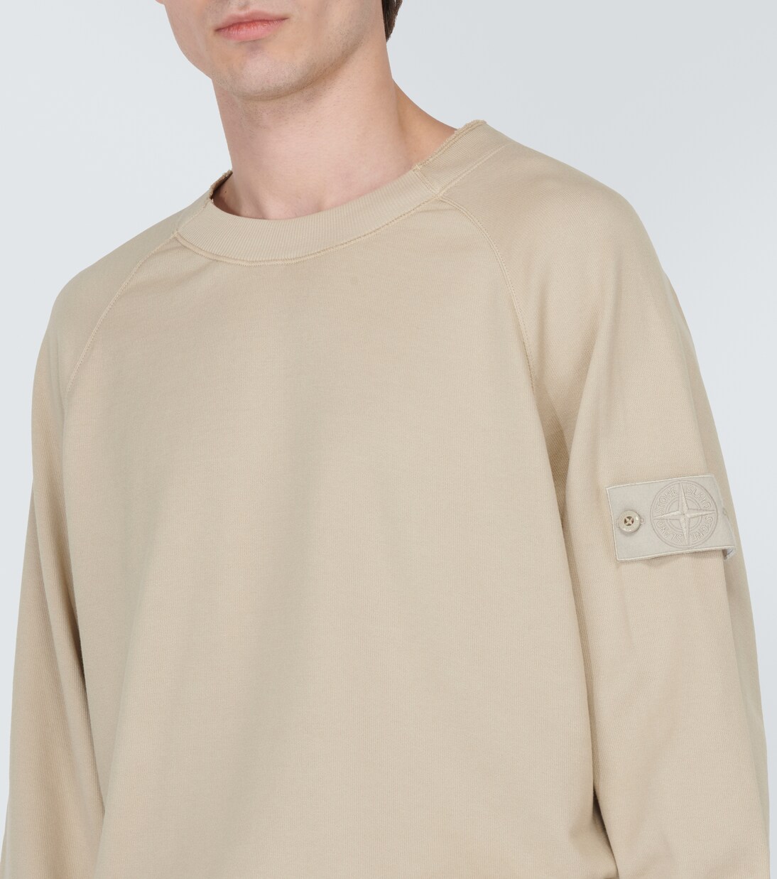 Sudadera Ghost de jersey de algodón | Stone Island
