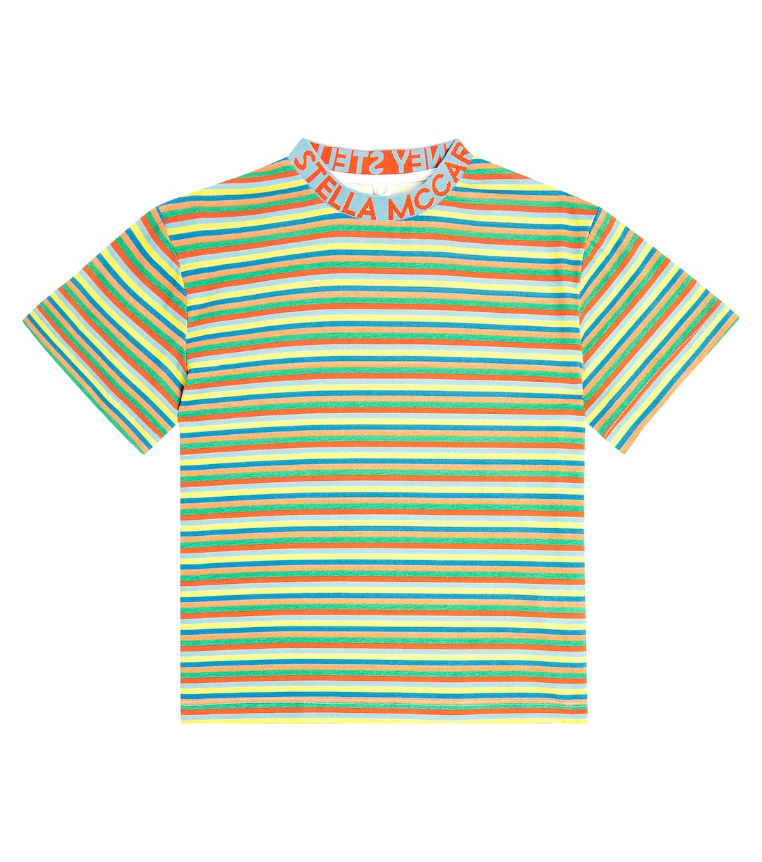 T-shirt rayé en coton | Stella McCartney Kids