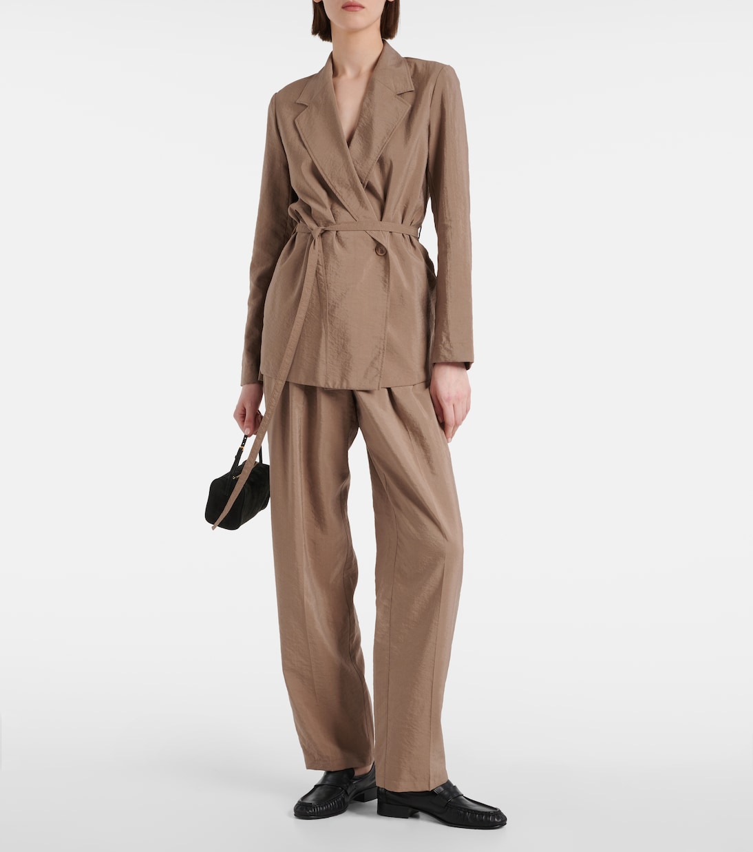 Mayet silk-blend twill blazer | Joseph