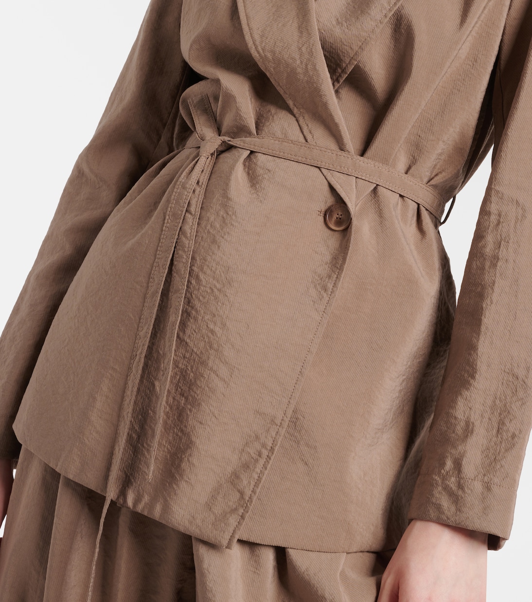 Mayet silk-blend twill blazer | Joseph