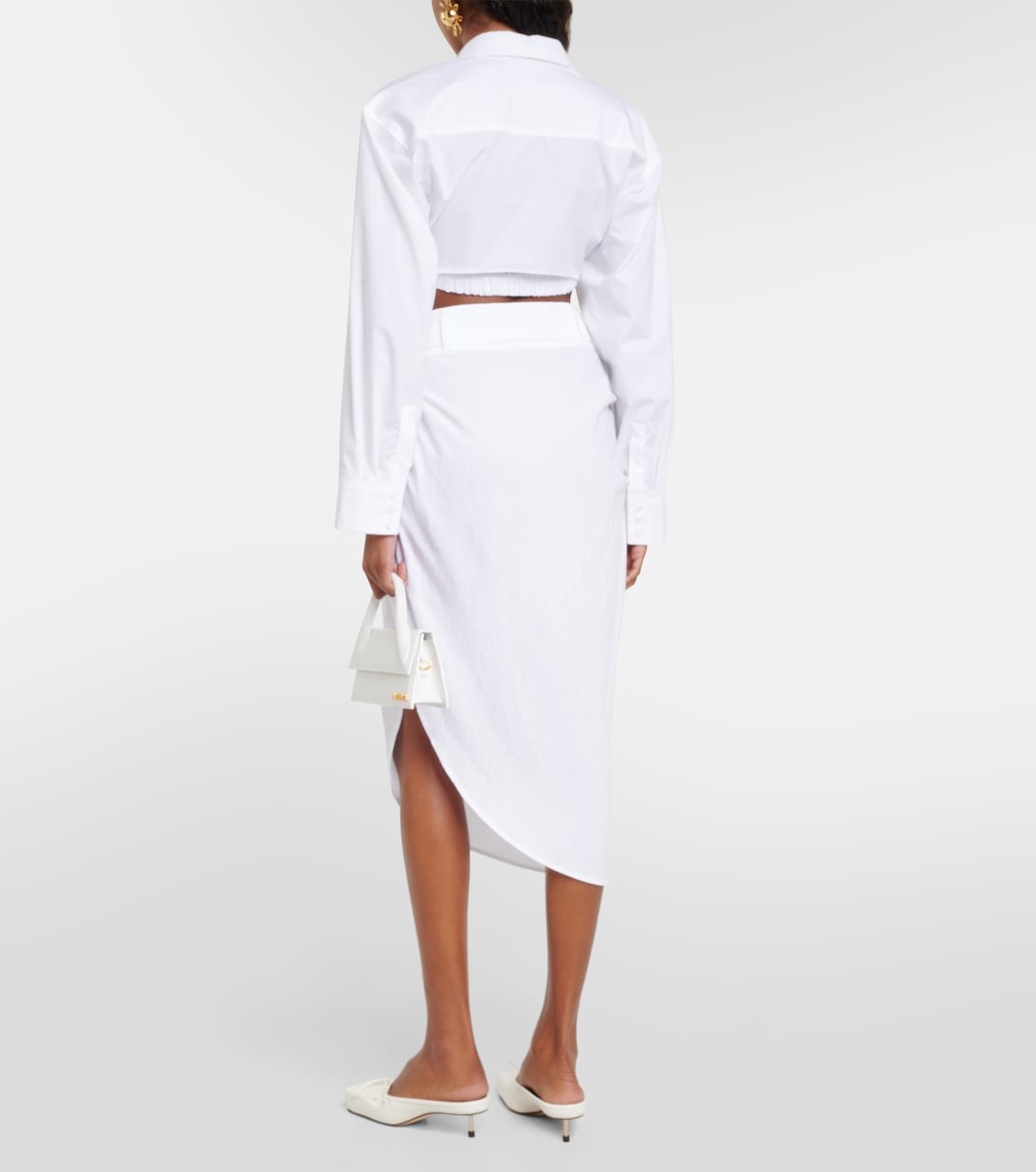 La Jupe Saudade draped midi skirt  | Jacquemus