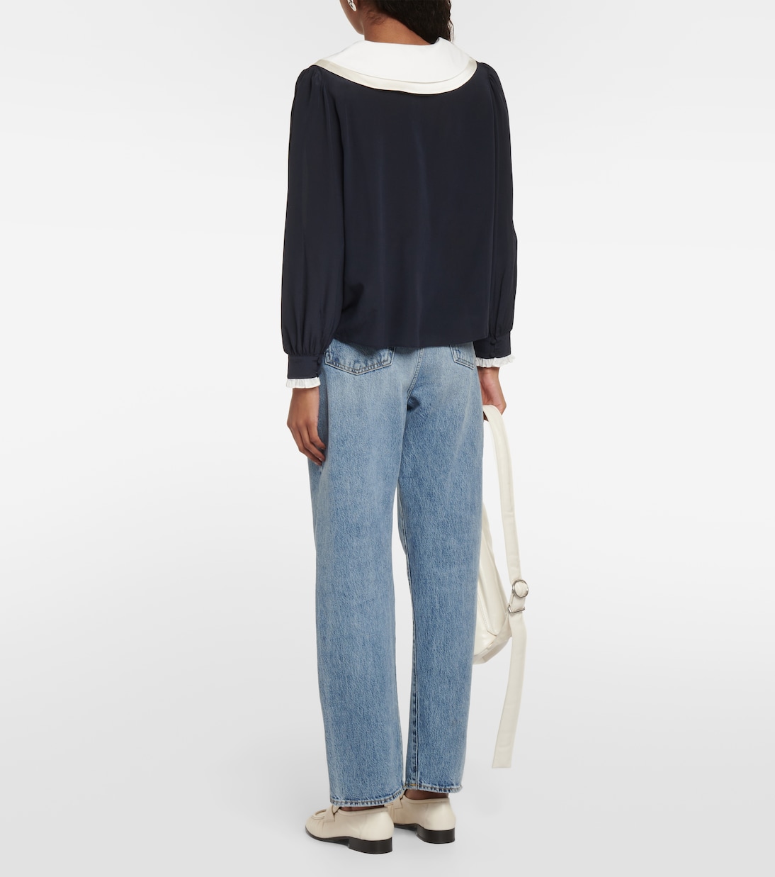 Blusa Eimer de seda | Rixo