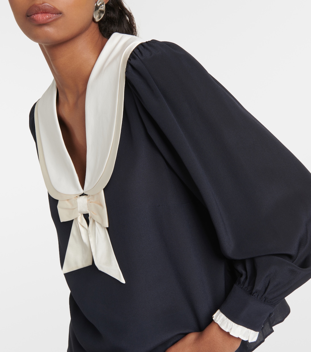 Blusa Eimer de seda | Rixo
