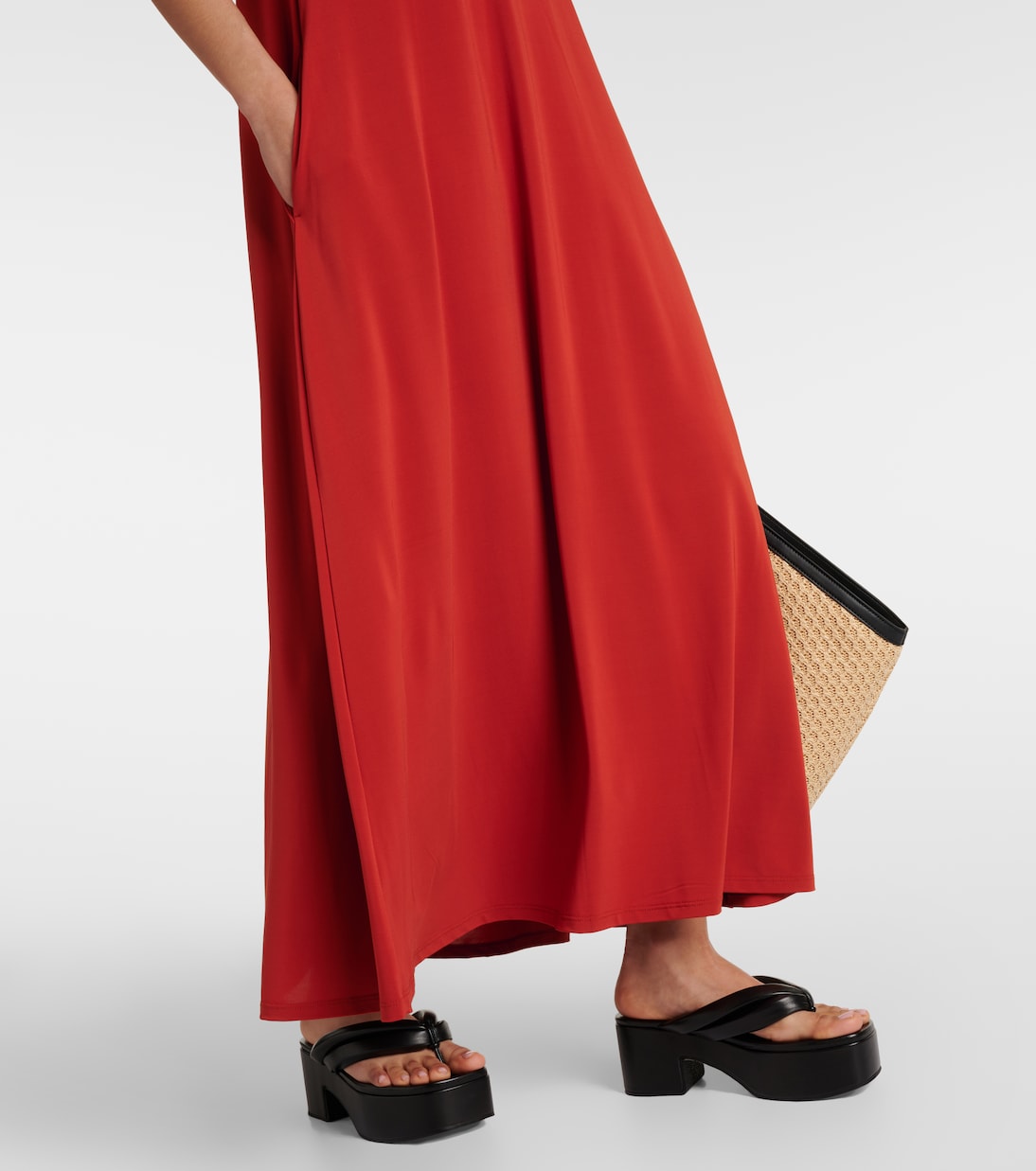 Abito lungo Supremo in crêpe di jersey | Max Mara