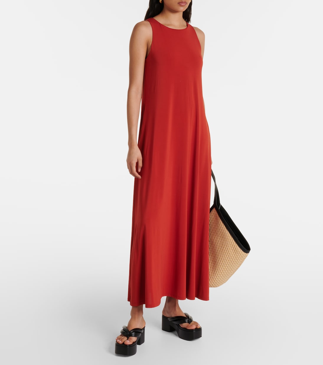 Abito lungo Supremo in crêpe di jersey | Max Mara
