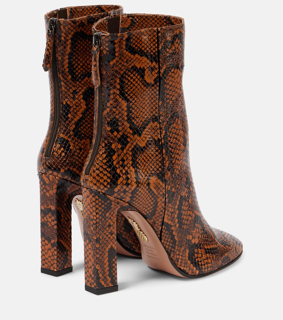 Stivaletti Joplin 105 in pelle stampata | Aquazzura