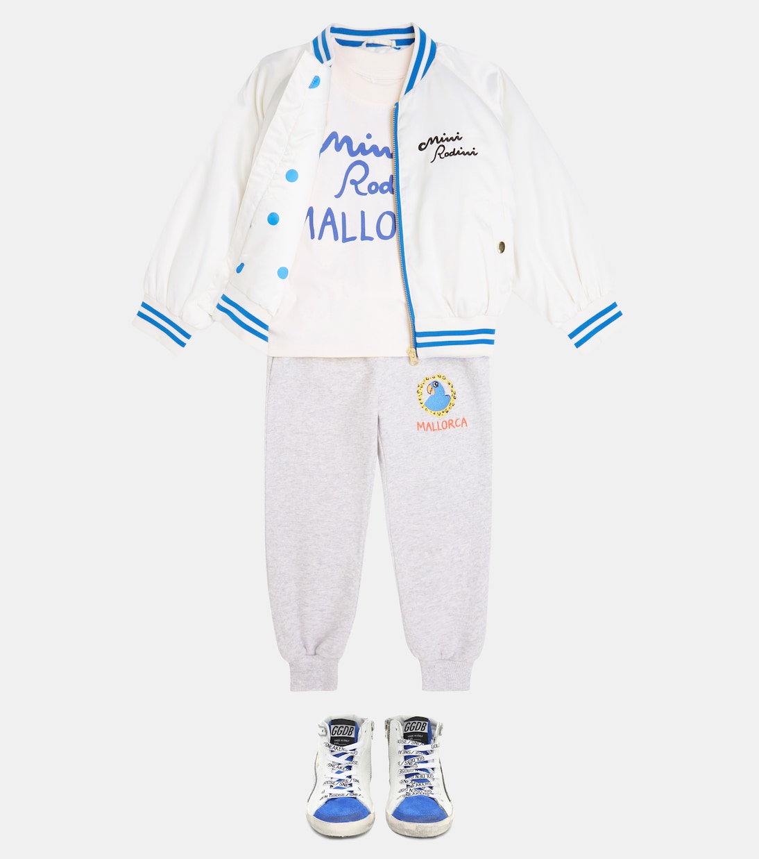 Dolphins printed bomber jacket | Mini Rodini