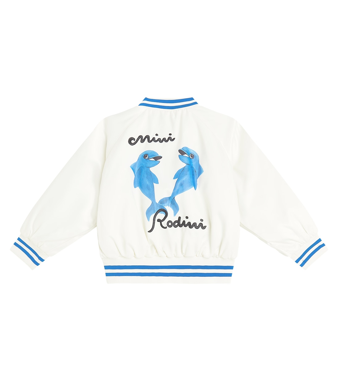 Dolphins printed bomber jacket | Mini Rodini