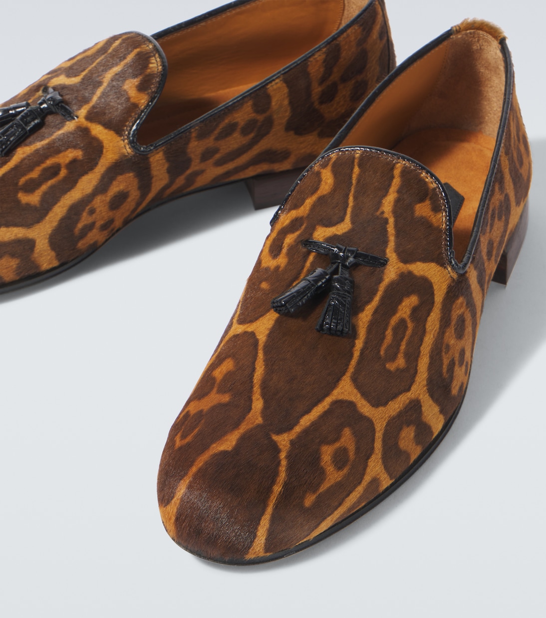 Mocasines Nicolas de pelo de becerro estampados | Tom Ford