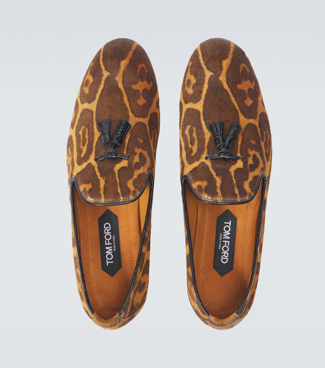 Mocasines Nicolas de pelo de becerro estampados | Tom Ford