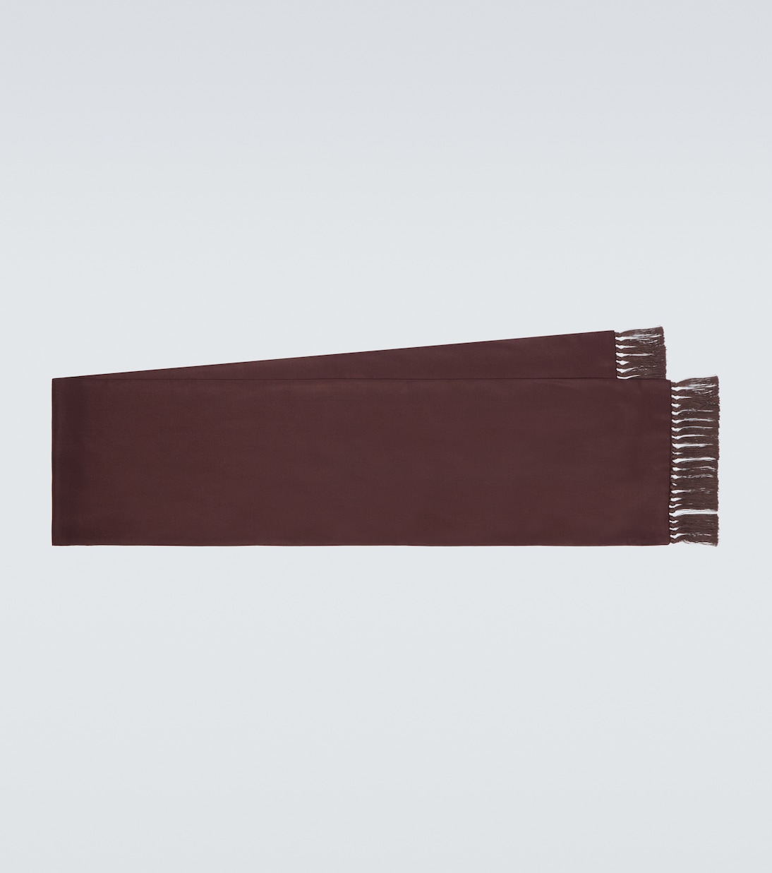 Fringed silk scarf | Loro Piana