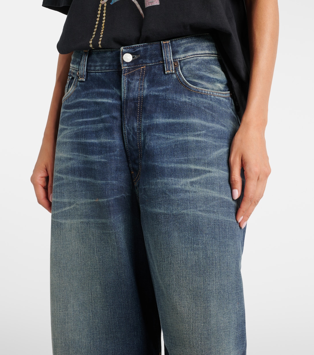 Jean ample à taille mi-haute | Acne Studios