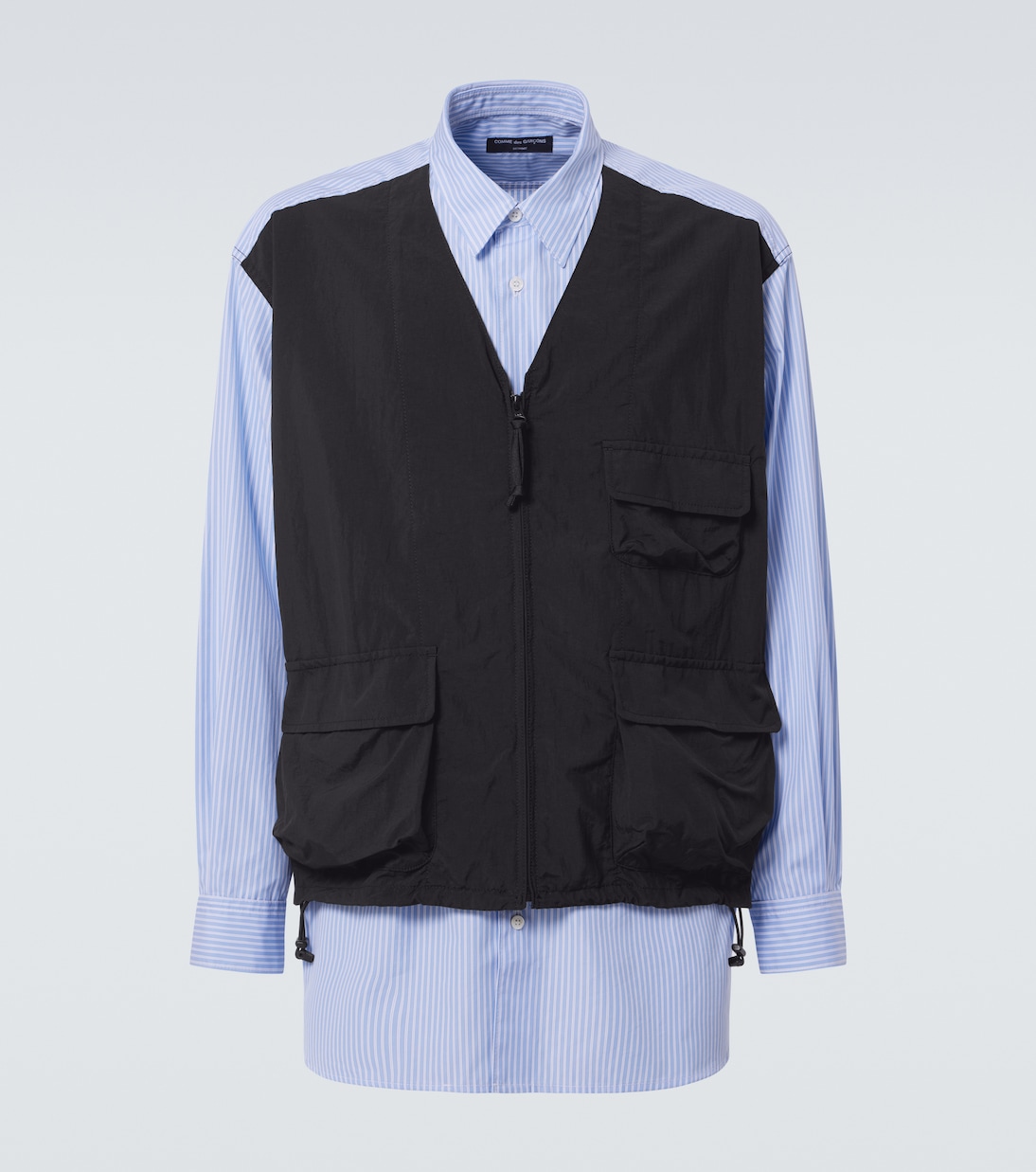 Camisa de algodón con panel frontal | Comme des Garçons Homme