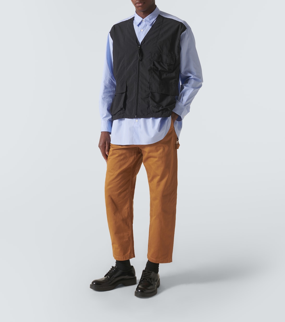 Camisa de algodón con panel frontal | Comme des Garçons Homme