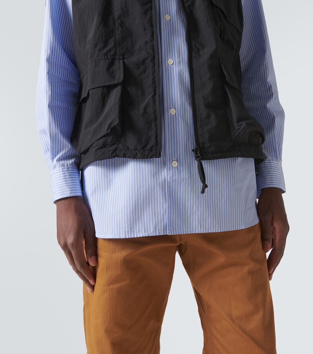 Camisa de algodón con panel frontal | Comme des Garçons Homme