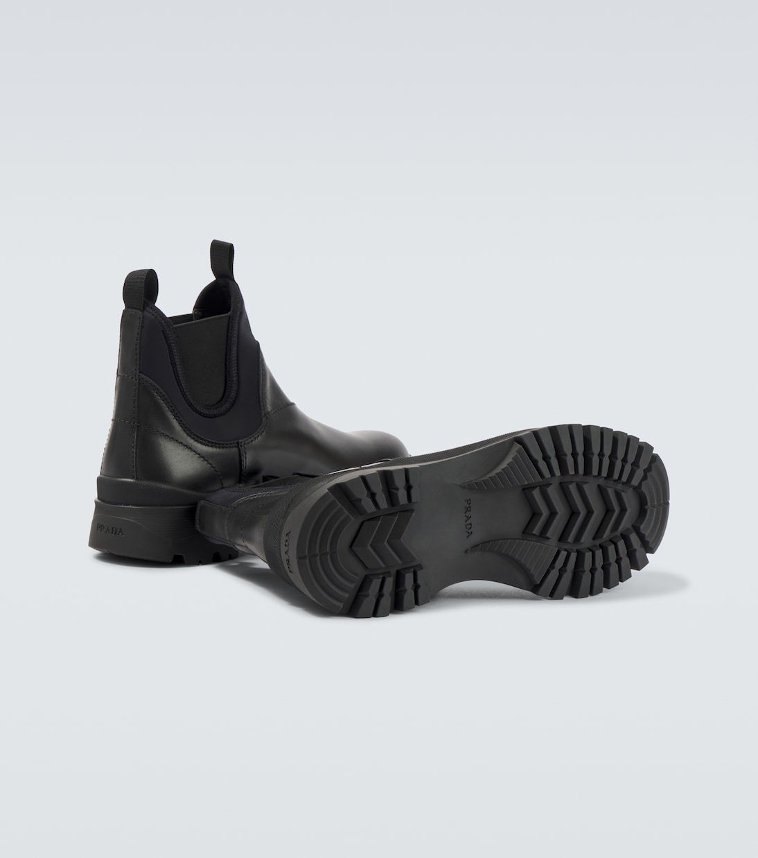 Chelsea Boots aus Leder | Prada