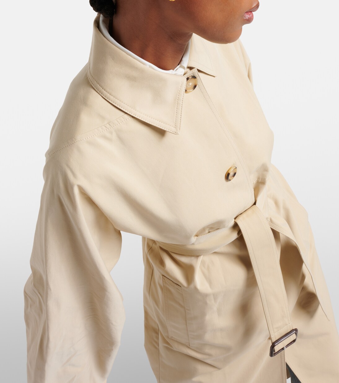 Trench in cotone e seta | Toteme